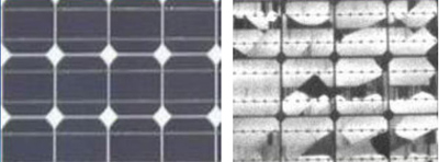 Void Welding and Defects of the Solar Panel