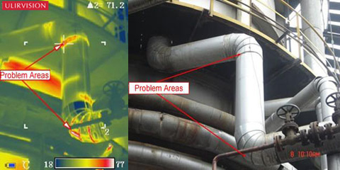 Thermal Imaging Camera Detection of Pipe